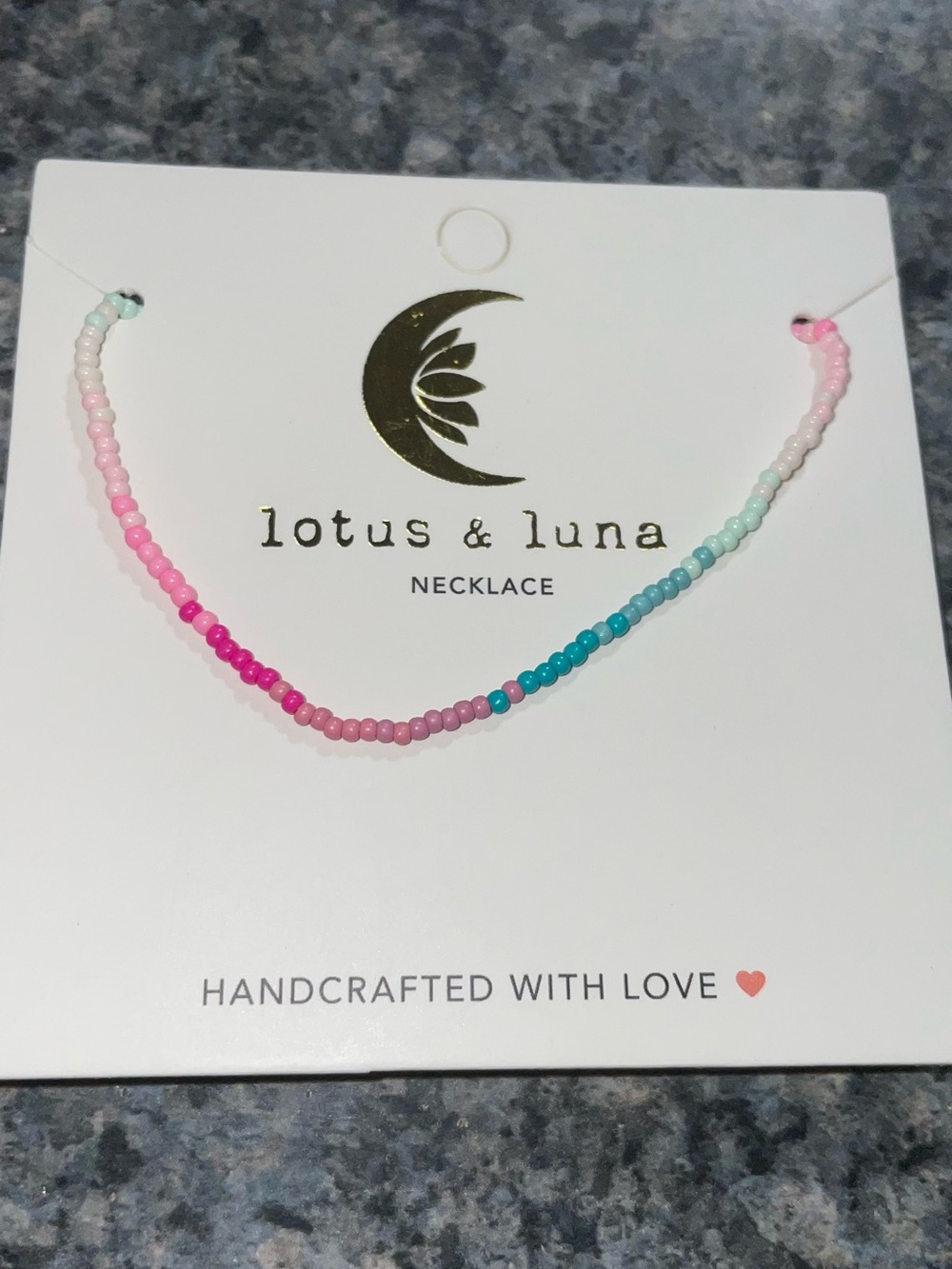 New necklace from lotus & Luna